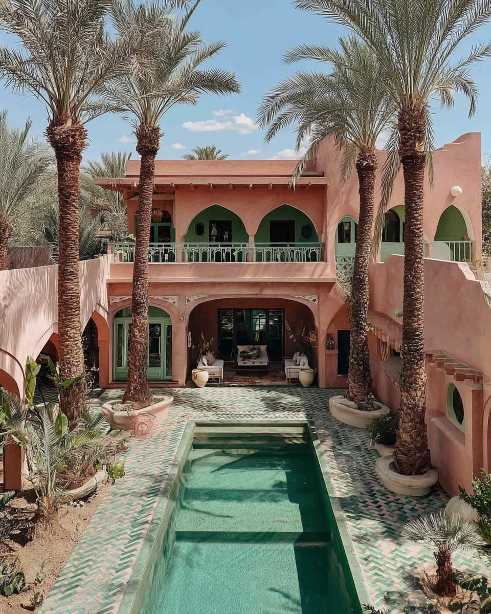 Villa avec piscine à Marrakech gérée par Maison Minara